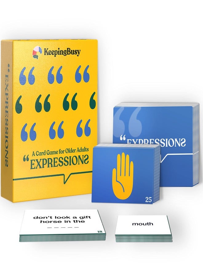 Keeping Busy Expressions Series 1 | Dementia Activities for Seniors Dementia Products for Elderly Memory Games for Seniors Memory Games for Adults Alzheimers Products for Elderly Alzheimers Activities - Image 1